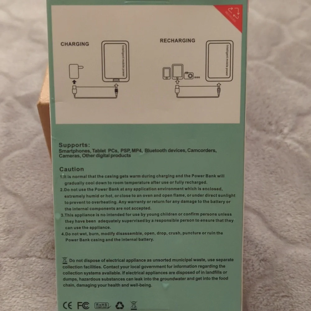 Portable Green Power Bank Charger